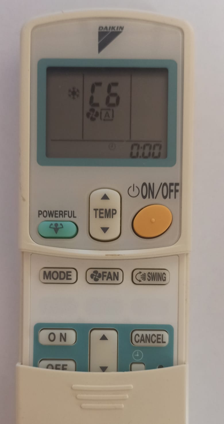 daikin oshibka C6
